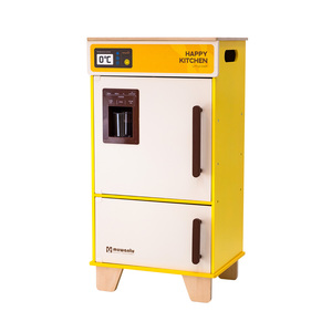 Jouet de cuisine <span class=keywords><strong>en</strong></span> <span class=keywords><strong>bois</strong></span> MUWANTU, machine à glaçons pour <span class=keywords><strong>réfrigérateur</strong></span>, pour les enfants de plus de 3 ans, 40x30x75,5 cm - Product Image 1