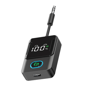 Adaptateur <span class=keywords><strong>audio</strong></span> BT 5.3 2-en-1 avec double microphone, récepteur et émetteur, appels mains libres, autonomie de 15 heures <span class=keywords><strong>pour</strong></span> voiture, téléviseur, <span class=keywords><strong>casque</strong></span> BR16 - Product Image 6