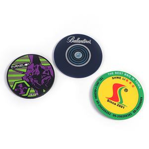 Sous-verres personnalisés en PVC antidérapant avec logo 3D, sous-verres en silicone souple pour boissons, sous-verres personnalisés - Product Image 4