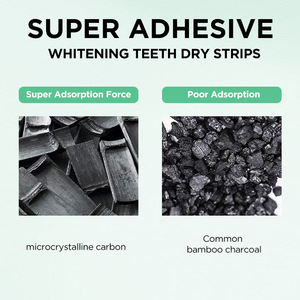 Bandes de Blanchiment des Dents au Charbon Actif avec Logo Privé Sourire Blanc Brillant, pour Dents Sensibles, 14 Pièces - Product Image 4