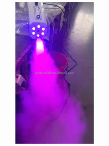 DjHot-Mitrailleuse à fumée 3 en 1 1500W portable, pistolet à fumée, pistolet à fumée noir/blanc, LED RVB, colonne d'air, effet scénique, mariage - Product Image 3