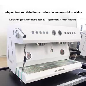 Máquina de Café Comercial Semiautomática de Doble Grupo, Equipo Profesional Italiano para Espresso, Garantía de 2 Años - Product Image 2