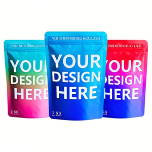 Doypack กระเป๋าตั้งเปิดปิดได้กันกลิ่นอาหารพิมพ์3.5กรัมถุงซิปล็อคพลาสติกอลูมิเนียม3.5ถุง Mylar แบบกำหนดเอง - Product Image 2