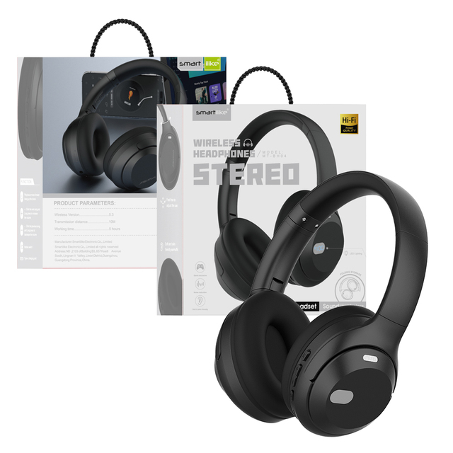 Smartilike Wireless On-Ear Headphones MT-BH04 Surround Sound Music Gaming Headsets Auriculares Inalambricos Manos Libres