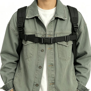 Buckle Adjustable Fabric <b>Straps</b> For Backpacks Outdoor <b>Bag</b> Accessories With Quick Release Clasp 10 Colors Available - Product Image 3