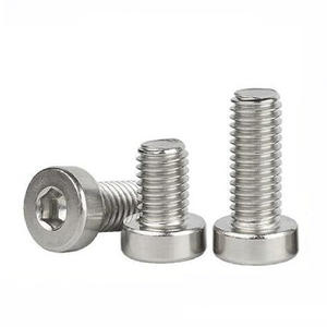 <span class=keywords><strong>Tornillo</strong></span> de cabeza delgada hexagonal de acero inoxidable 304 4 #-40 1/4-20 tamaños métricos Perno de cabeza baja de, cabeza de copa delgada compatible con <span class=keywords><strong>Allen</strong></span> - Product Image 1