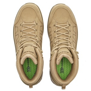 Venta al por mayor de botas tácticas de los hombres de corte medio al aire libre zapatos personalizados impermeables nubuck artificial zapatos tácticos para los hombres - Product Image 6