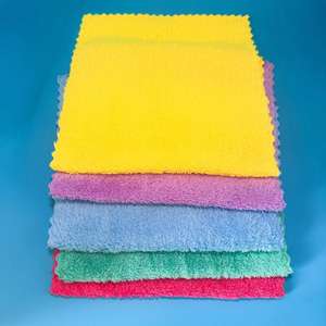 Paño de limpieza de coralina, toalla de limpieza absorbente multifuncional para el hogar, paño absorbente grueso para cocina, dos yuanes - Product Image 4