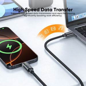 Câble de données VIDVIE USB C vers Lightning, type C PD 36W, charge rapide, câble de synchronisation de données pour <span class=keywords><strong>iPhone</strong></span> 11 12 13 <span class=keywords><strong>14</strong></span> 15 16 Pro Max - Product Image 6
