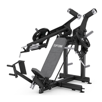 TOPTONS Machine de gymnastique chargée de plaque commerciale banc en acier presse couché poitrine intérieure équipement de Fitness