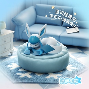 Hot Sale Pokemoned Eevee <span class=keywords><strong>Friends</strong></span> Sleeping Series Anime Blind Box per Ornamenti Auto e Decorazioni Casa - Product Image 5
