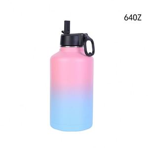 Hot Sales 64OZ Double Wall Stainless Steel Vacuum <b>Flask</b> Customized Logo Sport Gym Fitness Water Bottle for Business Gifts - Product Image 2