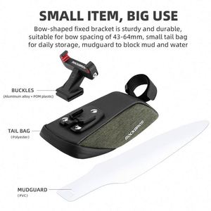 Sacoche de selle arrière pour vélo VTT, petit sacoche de selle, sacoche de queue de vélo, pour cyclisme en extérieur et voyage, certifiée BSCI - Product Image 2