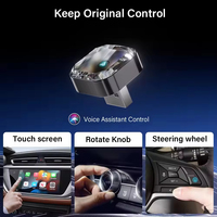 La Actualización del adaptador inalámbrico Carplay convierte el cable a un control inalámbrico Carplay Plug and Play Carplay