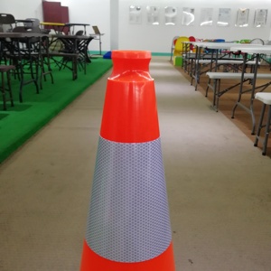 30 "nhựa PVC bền phản quang nón giao thông Khả năng hiển thị cao xây dựng đường bộ an toàn thận trọng dấu hiệu đậu xe sự kiện sử dụng - Product Image 5