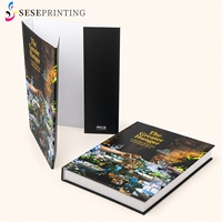 Livres personnalisés sur demande, couverture rigide couleur, tranche pulvérisée, impression de livres de roman avec jaquette protège-poussière