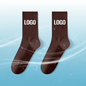<b>Winter</b> Custom Logo Striped Cycling Sports <b>Socks</b> Knitted Breathable Cute Letter Athletic <b>Men</b> Cotton Crew Jacquard High Quality - Product Image 6