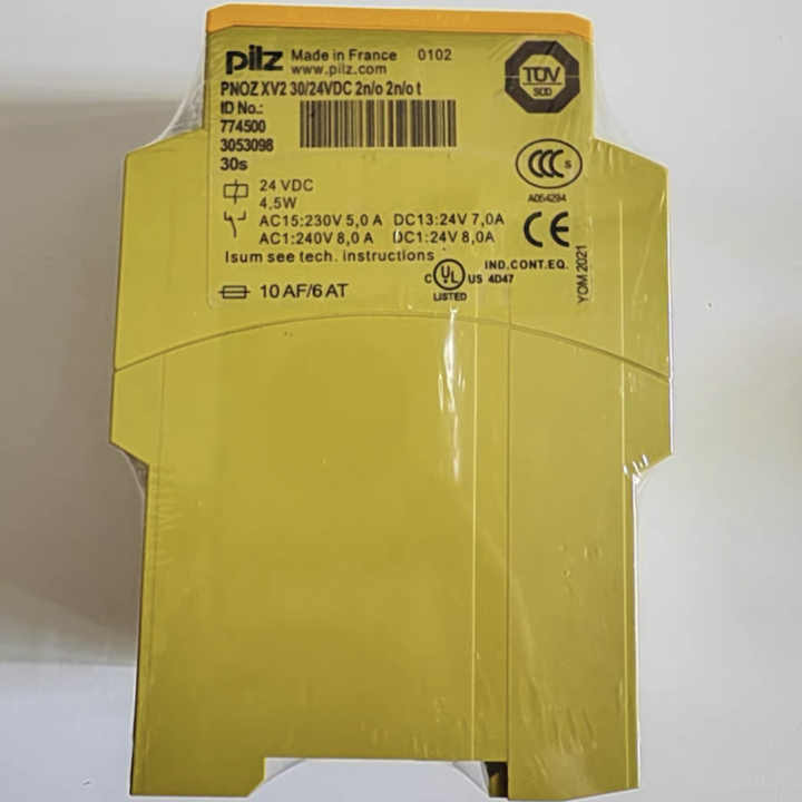 Relais De Sécurité PilZ PNOZ XV2 30/24VDC Neuf - Pour Circuits Machines Industrielles, Référence 774500