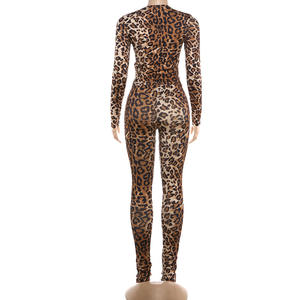 Neuheiten 2026 Frühling Heiße Sexy Damenkleidung Leoparden-Print 2-Teiliges Hosen-Set - Product Image 3