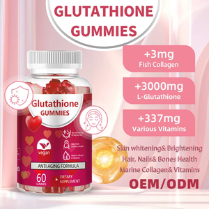 Gomitas de Colágeno y Glutatión de Marca Privada OEM, Suplemento Dietético con Vitamina C para la Salud de la Piel y Apoyo Antioxidante - Product Image 2