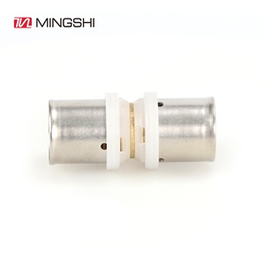 Raccord d'air de tuyau pex en laiton <span class=keywords><strong>multicouche</strong></span> droit réduit <span class=keywords><strong>TH</strong></span> nickelé à haute pression pour les conduites d'eau - Product Image 2
