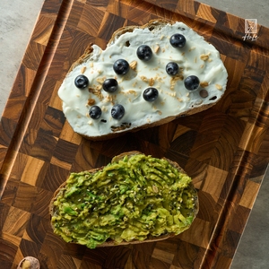 Planche à découper en teck de qualité supérieure, extra large et épaisse, en bois de teck à grain transversal pour cuisine, vente en gros - Product Image 1