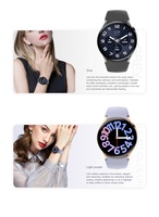 Nouvelle montre connectée élégante pour femme avec écran AMOLED HD de 1,43 pouce, tracker d'activité sportive, étanche IP67, fonction d'appel
