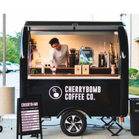 Concession Trailer Commercial Coffe Food Van Ice Cream Mobile Petit camion de nourriture avec cuisine complète