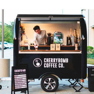 Rimorchio di concessione commerciale Coffe Food Van gelato <span class=keywords><strong>Mobile</strong></span> piccolo camion di cibo con cucina completa - Product Image 5