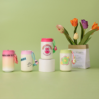 Vaso Térmico Personalizado con Degradado, 14 oz, Elegante, Ecológico, Aislado al Vacío, para Bebidas Frías, Taza de Café, Antiderrames, Portátil, de Acero Inoxidable