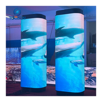 Pantalla LED Flexible de Servicio Frontal de 7680Hz, Económica, IP65, Alto Brillo, Curva, para Conciertos
