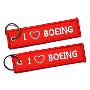 Llaveros de bordado con Logo de tela de ambos lados, etiqueta de llave personalizada, barata - Product Image 3