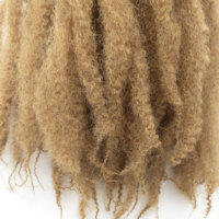 Vente en gros Extensions de cheveux à tresser Afro Kinky Twist Marley de 18 pouces 100g de haut Tresses africaines longues synthétiques douces au crochet bouclées