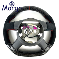 Accessoires d'intérieur Volant de voiture en fibre de carbone forgé à LED personnalisé pour Chrysler 300 300c 300srt SRT8 Charger Challenger