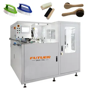 The latest bristle machine fully automatic bristle transplanting and trimming two-in-one toothbrush making machine