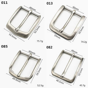 Boucle de ceinture en acier inoxydable massif 40mm 1.5 "Boucle de ceinture robuste Conception différente Boucle de ceinture à broches sans allergie 304SS - Product Image 1