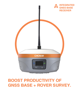 สถานีฐาน GNSS ระดับมืออาชีพ CHC IBase (สำหรับ RTK) พร้อมเครื่องรับส่งสัญญาณกำลังสูง 5W ระดับ IP67 1408 ช่องสัญญาณ ระยะ 5-8 กม. - Product Image 3