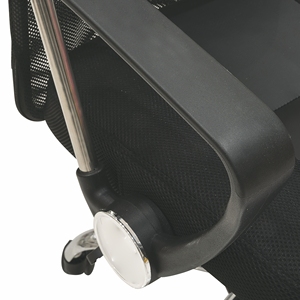 CHAISSIS DE CHAISELLE À ROULETTES HAUTES NOIR - Product Image 3