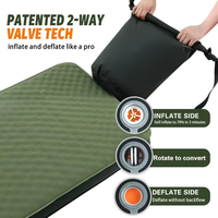 Vente Directe Usine Matelas de Couchage Pliable Gonflable Imperméable. Mousse à Mémoire de Forme Extra-Épaisse. Matelas de Camping d'Extérieur Moderne