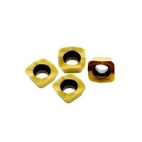 Plaquettes de fraisage en carbure monobloc SOMT100420ER-GM à 4 dents avec dents de coupe convexes