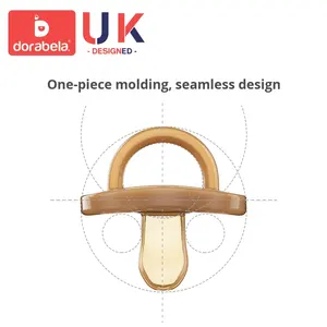 <span class=keywords><strong>Dora</strong></span> Beila Baby Chupete Ultra-Suave Tipo de sueño Leche materna simulada Sensación real Silicona Patrón de dibujos animados Mango 1-2 años - Product Image 2