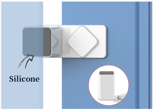 Bouchon de <span class=keywords><strong>porte</strong></span> de sécurité pour bébé Anti-pincement Protection de <span class=keywords><strong>porte</strong></span> anti-collision Clip de <span class=keywords><strong>porte</strong></span> <span class=keywords><strong>Bloc</strong></span> de cartes Dispositif de protection pour bébé en plastique - Product Image 2