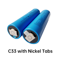 Cellule cylindrique LiFePO4-C33 15Ah, neuve, grade A, décharge continue 3C, pour stockage solaire, véhicules électriques, UPS, alimentation hors réseau pour camping-cars