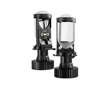 ไฟหน้ารถยนต์ Y6D H4 Mini Lens BI LED 12V รุ่นใหม่ ขายส่งจากโรงงาน พร้อมอุณหภูมิสี 6000K ความสว่าง 8000 ลูเมนส์ - Product Image 4