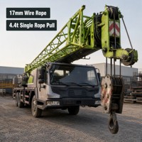 Grúa de Camión Usada de 25 Toneladas ZL25T con Pluma Principal en Forma de U de 42m, Brazo de 8m, Motor WP7 270, Equipo de Elevación de Alta Resistencia en Venta