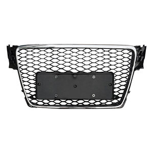Car <span class=keywords><strong>A4</strong></span> B8 S4 Grille de pare-chocs avant en maille Style RS4 Noir Brillant Grille avant en nid d'abeille pour <span class=keywords><strong>Audi</strong></span> <span class=keywords><strong>A4</strong></span> S4 2008 2009 2010 <span class=keywords><strong>2011</strong></span> 2012 - Product Image 3