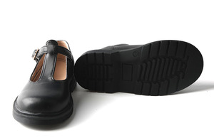 รองเท้าส้นเตี้ย Mary Jane สไตล์เจ้าหญิงสีดำรองเท้าระบายอากาศพื้นนิ่มเบาสำหรับงานเลี้ยงไปโรงเรียนในช่วงฤดูร้อน - Product Image 3