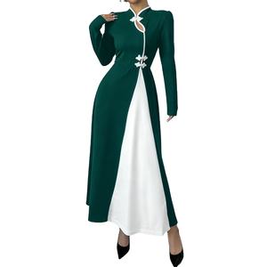 2025 automne mode femmes dame élégante <span class=keywords><strong>robe</strong></span> moulante à manches longues dames décontracté longues robes - Product Image 4