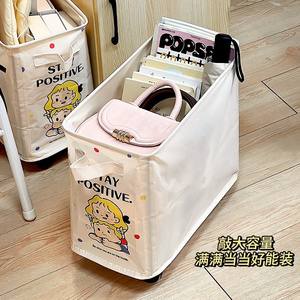 Caja de almacenamiento debajo de la cama para dormitorio, gran capacidad, rectangular, de tela no tejida con ruedas para ropa de estudiantes y artículos diversos. - Product Image 3