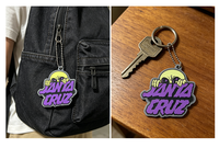 Porte-clés personnalisé en PVC 3D |   OEM résistant à la décoloration, simple face, pour le merchandising et les événements d'anime |   Époxy enduit imperméable et durable